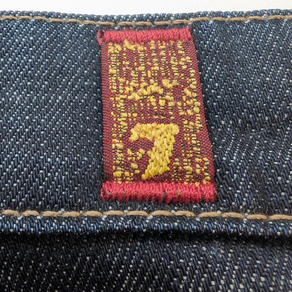 7 FOR ALL MANKIND jeans Sz 24 to 26 HIGH RISE BOOT CUT 98% Cotton MADE IN USA - Picture 7 of 14